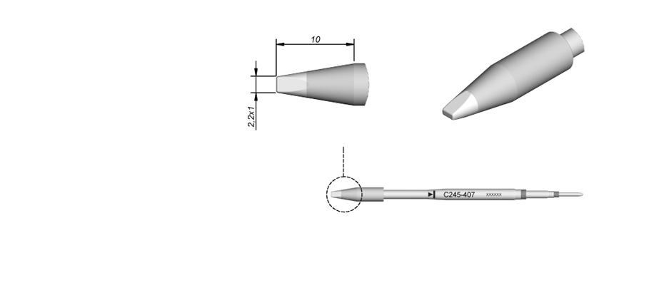C245407 - Cartridge for T245 handpiece